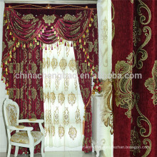 Electric luxury style oriental cotton curtain